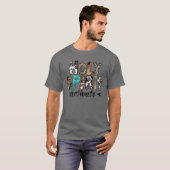 Retro Leopard Heilige Geest activeert Cowboy Rodeo T-shirt (Voorkant volledig)