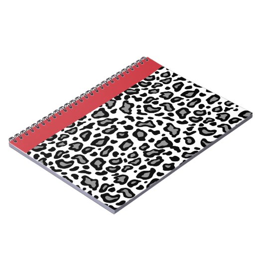 Retro Leopard Kantoor School Notitieboek Gift (Linkerzijde)