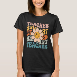 Retro leraar Colorful elementair leraar leraar T-shirt