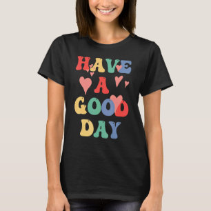 Retro leraar Daisy Colorful Elementary School Tea T-shirt