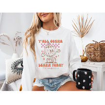 Retro leraar Pompoen "Je gaat vandaag allemaal ler