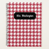 Retro Leraar School Lessen Planner Gift (Voorkant)