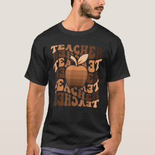 Retro leraren zwarte geschiedenis maand Daisy Mela T-shirt