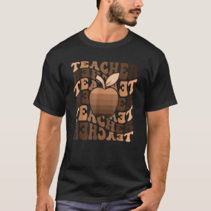 Retro leraren zwarte geschiedenis maand Daisy Mela T-shirt