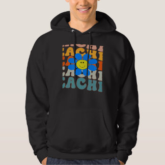 Retro Lerares Daisy Kleurrijke Terug naar School 3 Hoodie