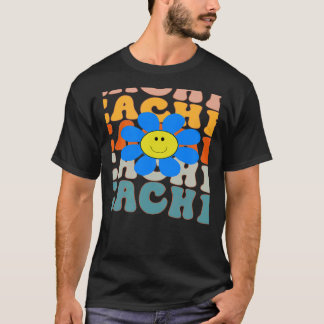 Retro Lerares Daisy Kleurrijke Terug naar School 3 T-shirt