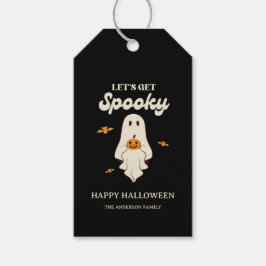  Retro Let’s Get Spooky Halloween Cadeaulabel