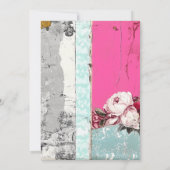 Retro Let Us Eat Cake - Uitnodiging voor een Frans (Achterkant)