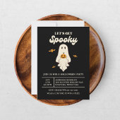 Retro Let's Get Spooky Halloween Kaart