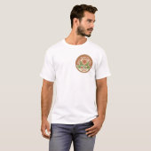 Retro Let's Grow Together  community plant dad T-shirt (Voorkant volledig)