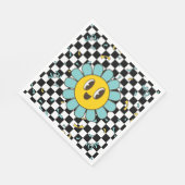 Retro Let's Party Daisy Verjaardag Servet (Hoek)