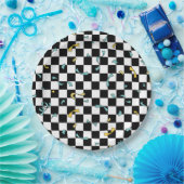 Retro Let's Party Verjaardag Papieren Bordje (Feest)