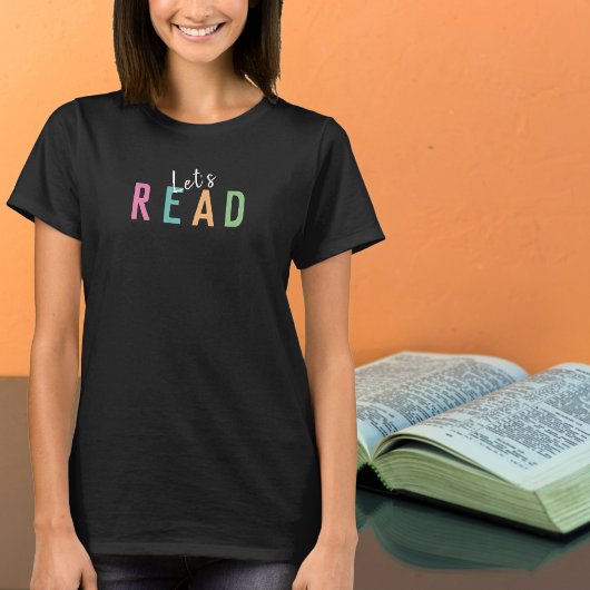 Retro Let's Read custom T-Shirt