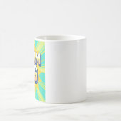 Retro lettering dream big text koffiemok (Center)