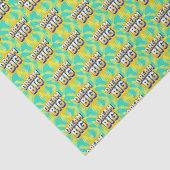 Retro lettering dream big text tissuepapier (Detail)