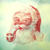 Retro Letterpress Style met Pipe Holiday Po Raamsticker (Vel 3)