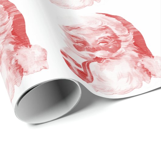 Retro Letterpress Style met pipet Cadeaupapier (Rol Hoek)