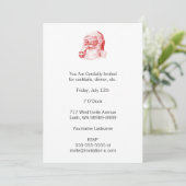 Retro Letterpress Style met pipet Kaart (Staand voorkant)