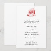 Retro Letterpress Style met pipet Kaart (Voorkant / Achterkant)