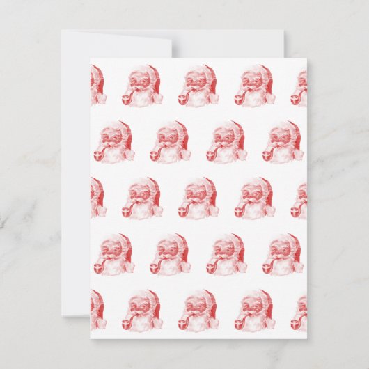 Retro Letterpress Style met pipet Kaart (Achterkant)