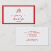 Retro Letterpress Style met pipet Visitekaartje (Voorkant / Achterkant)