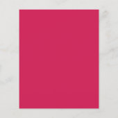Retro Lettertype Heet Roze Moderne Trouwdatum Bewa (Achterkant)
