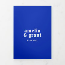 Retro Lettertype Saffierblauwe QR-code Moderne Bru