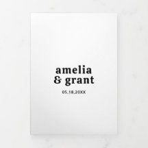 Retro Lettertype Zwart en Wit QR Code Foto Bruilof