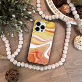 Retro Leuk Abstracte Streep Naam Moderne Inspirivi Case-Mate iPhone Case