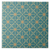 retro leuk decor patroon keramische tegel tegeltje (Voorkant)