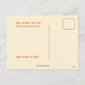 Retro leuk meisje met oude schoenen feestdagenkaart (Achterkant)