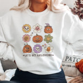 Retro Leuke Halloween Bloemen T-shirt