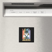 Retro Level 100 Days of School ontgrendeld gamer j Magneet (Insitu (Vaatwasser))