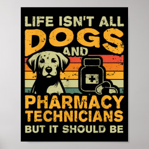 Retro leven is niet alleen honden en apothekersass poster