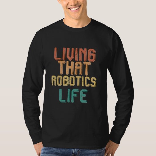 Retro leven met dat ROBOTICA leven T-shirt (Voorkant)