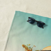 retro leven op het strand strandlaken (In situ)