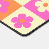 Retro Levendige BOHO Bloemen Patroon Bureaumat (Hoek)