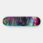 Retro Levendige Schedel Persoonlijk Skateboard (Horizontaal)