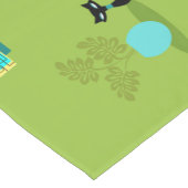 Retro Lezing Vrouw Tafelloper (Hoek)