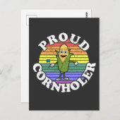 Retro LGBT Cornholer Cornhole T-Shirt Briefkaart (Voorkant / Achterkant)