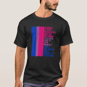 Retro LGBT De Bisexual Pride Flag Love is Love T-shirt