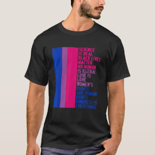 Retro LGBT De Bisexual Pride Flag Love is Love T-shirt