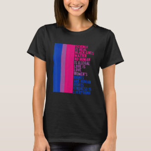 Retro LGBT De Bisexual Pride Flag Love is Love T-shirt