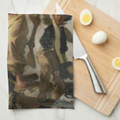  Retro Liberty leidt het volk Theedoek (Quarter Fold)