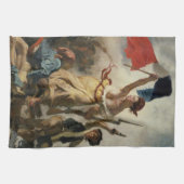  Retro Liberty leidt het volk Theedoek (Horizontaal)