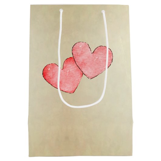 Retro Library Card 50e Jubileum Medium Cadeauzakje (Achterkant)