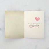 Retro Library Card 65e Jubileum Kaart (Binnen)