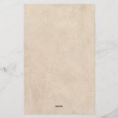 Retro Library Kaart Papier Inktpapier (Achterkant)