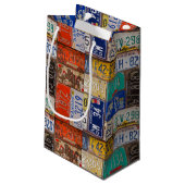 Retro License Bord collectie Klein Cadeauzakje (Achterkant Gekanteld)