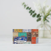 Retro License Bord collectie Visitekaartje (Staand voorkant)